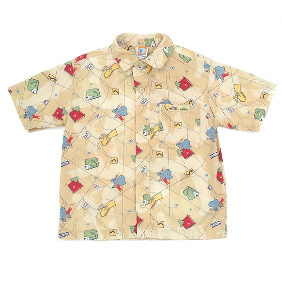 Gymboree Other - Vintage Gymboree 2001 Route 66 Travel Road Trip Map Print Button Up 18-24M